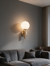 Orbelle | Glass Ball Wall Sconce, LED G45