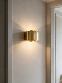 AuroraGold | Gold Finish Iron Wall Sconce, E27