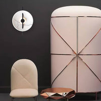 Eclipse Marble Wall Sconce — Circular LED Bedside Light