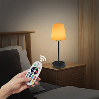 Alfresco Solar Table Lamp — Cordless LED with Remote