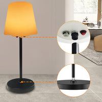 Alfresco Solar Table Lamp — Cordless LED with Remote