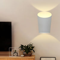 Up and Down Outdoor Wall Light — 10W Aluminium Cylinder Sconce