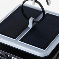Solar Porch Lantern Black Light-Sensing Waterproof Garden Lamp