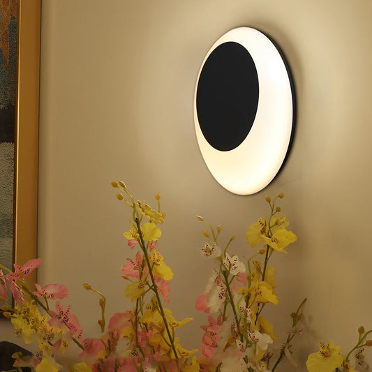 Oval LED Wall Sconce — Aluminium and Acrylic, Warm White 3000K