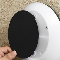 Oval LED Wall Sconce — Aluminium and Acrylic, Warm White 3000K