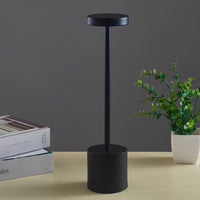 Rod Cordless Table Lamp — Aluminium USB Rechargeable Reading Light