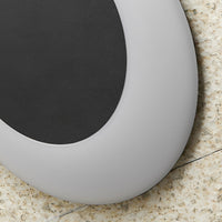 Oval LED Wall Sconce — Aluminium and Acrylic, Warm White 3000K