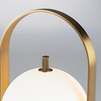 Portable Lantern Table Lamp — Cordless USB, Four-Level Dimming