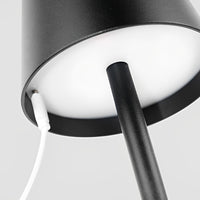 Top Hat Cordless Table Lamp — Aluminium Rechargeable Touch Dimming