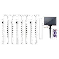 Solar Meteor Shower Lights 8 Tube Waterproof Outdoor Tree Lights
