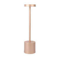 Rod Cordless Table Lamp — Aluminium USB Rechargeable Reading Light