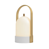 Portable Lantern Table Lamp — Cordless USB, Four-Level Dimming