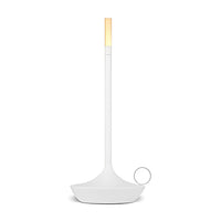 Candle Wick Cordless Table Lamp — 25 cm Metal, Touch Dimming