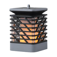 Solar Porch Lantern Black Light-Sensing Waterproof Garden Lamp
