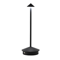Pina Mushroom Cordless Table Lamp — 30 cm Aluminium Touch Dim