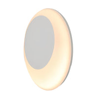 Oval LED Wall Sconce — Aluminium and Acrylic, Warm White 3000K