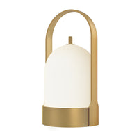 Portable Lantern Table Lamp — Cordless USB, Four-Level Dimming