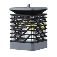 Solar Porch Lantern Black Light-Sensing Waterproof Garden Lamp