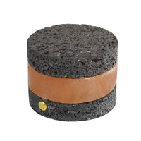 Volcanic Texture Mini Table Lamp — Cordless Touch Dimming LED