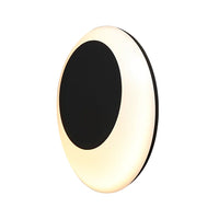 Oval LED Wall Sconce — Aluminium and Acrylic, Warm White 3000K