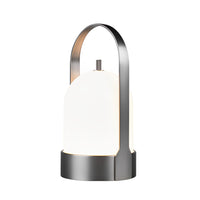 Portable Lantern Table Lamp — Cordless USB, Four-Level Dimming