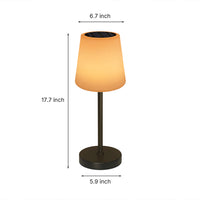 Alfresco Solar Table Lamp — Cordless LED with Remote