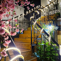 Solar LED Strip Lights — Flexible Outdoor Starry Rope, IP68