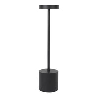 Rod Cordless Table Lamp — Aluminium USB Rechargeable Reading Light