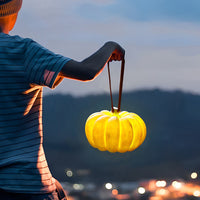 Pumpkin Table Lantern — Rechargeable Outdoor LED, IP65
