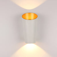 Up and Down Outdoor Wall Light — 10W Aluminium Cylinder Sconce