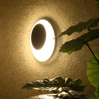 Oval LED Wall Sconce — Aluminium and Acrylic, Warm White 3000K