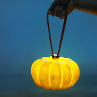 Pumpkin Table Lantern — Rechargeable Outdoor LED, IP65