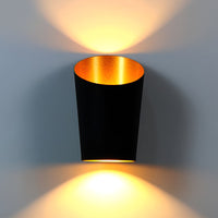 Up and Down Outdoor Wall Light — 10W Aluminium Cylinder Sconce