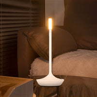 Candle Wick Cordless Table Lamp — 25 cm Metal, Touch Dimming