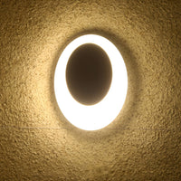 Oval LED Wall Sconce — Aluminium and Acrylic, Warm White 3000K