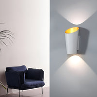 Up and Down Outdoor Wall Light — 10W Aluminium Cylinder Sconce