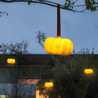 Pumpkin Table Lantern — Rechargeable Outdoor LED, IP65