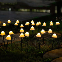 Solar Fairy Lights — Mushroom LED String, 5m Outdoor