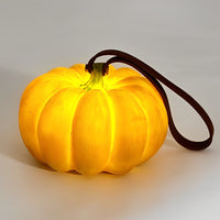 Pumpkin Table Lantern — Rechargeable Outdoor LED, IP65