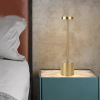 Rod Cordless Table Lamp — Aluminium USB Rechargeable Reading Light