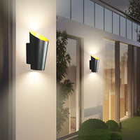 Up and Down Outdoor Wall Light — 10W Aluminium Cylinder Sconce