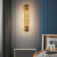 CrystalAura | Elegant Modern LED Wall Sconce with Dimming Features 0