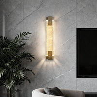CrystalAura | Elegant Modern LED Wall Sconce with Dimming Features 2