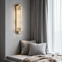 CrystalAura | Elegant Modern LED Wall Sconce with Dimming Features 3