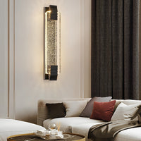 CrystalAura | Elegant Modern LED Wall Sconce with Dimming Features 4