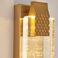 CrystalAura | Elegant Modern LED Wall Sconce with Dimming Features 8