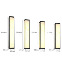 EconicStone | Elegant Waterproof Stainless Steel Outdoor Wall Sconce 8