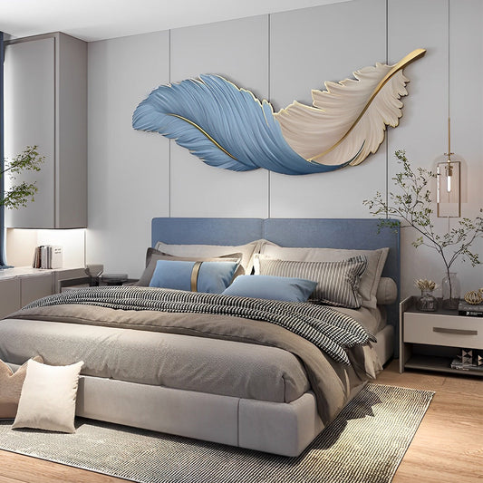 FeatherGlow | Artistic Soft LED Wall Sconce Lighting for Modern Decor 0