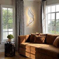 FeatherGlow | Artistic Soft LED Wall Sconce Lighting for Modern Decor 2
