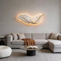 FeatherGlow | Artistic Soft LED Wall Sconce Lighting for Modern Decor 3